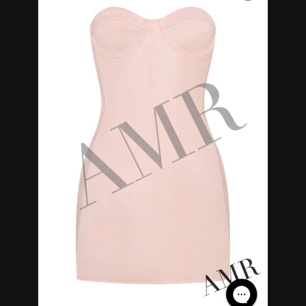 White Fox Park Avenue Princess Mini Dress Baby Pink US6 $85 - Picture 6 of 11